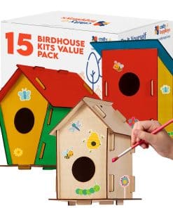 Kit de Casa para Pájaros CRAFTY HAPPITOYS - 15 Casitas de