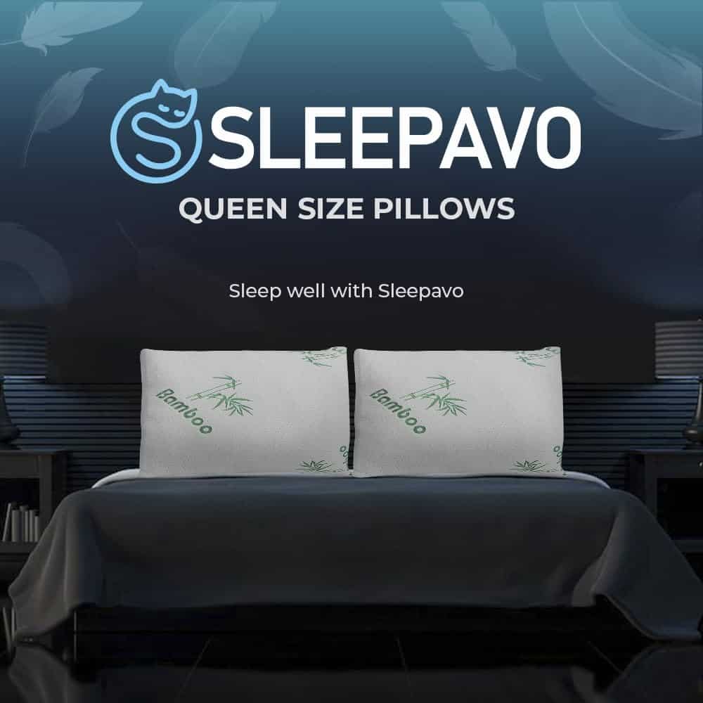 Set de 2 Almohadas de Espuma Viscoelástica Queen Size - - Imagen 8