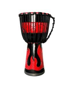 Tambor Djembe Tallado a Mano con Piel de Cabra, Estilo