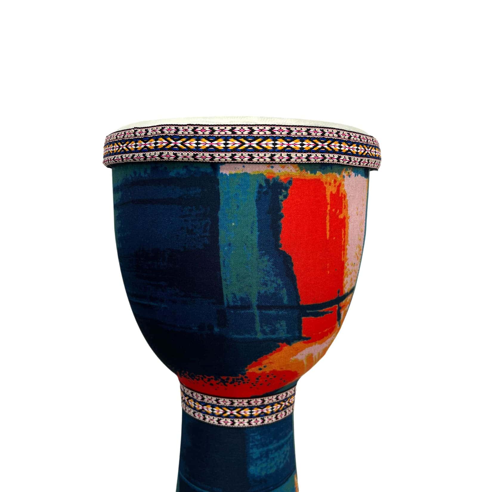Tambor Djembe Bongó - Tambor Cáliz de Cuero de Cabra con - Imagen 5