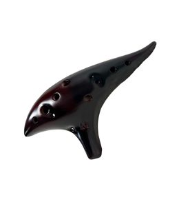 RUOSWTE Ocarina, 12 Agujeros Alto C, Instrumento - (Marrón)