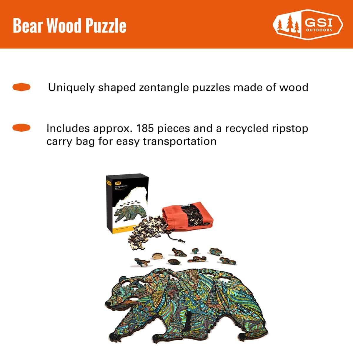 Rompecabezas de Madera de Exteriores con Diseño Único - Imagen 3