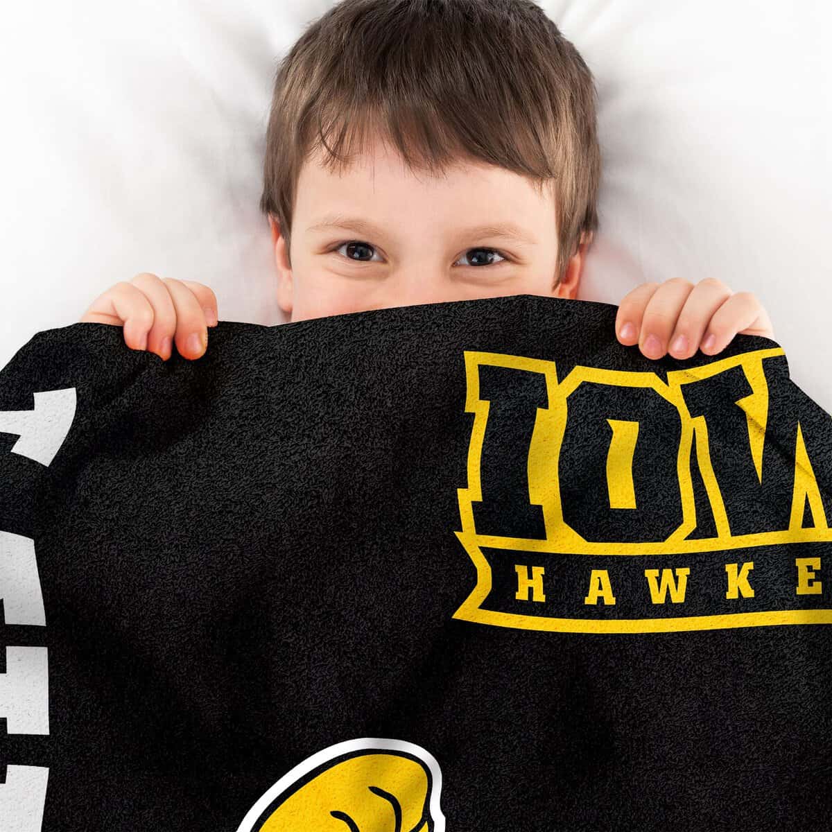 Manta de felpa de 60 x 80 de Sleep Squad Iowa Hawkeyes con - Imagen 4
