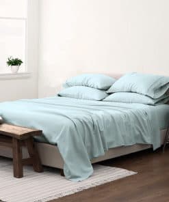 Juego de sábanas 100% algodón Pizuna Pure 6pc King Size,