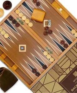 Set de Backgammon de Madera de 15", Tablero Clásico