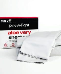 Juego de Sábanas Pillow Fight - -Gris Claro