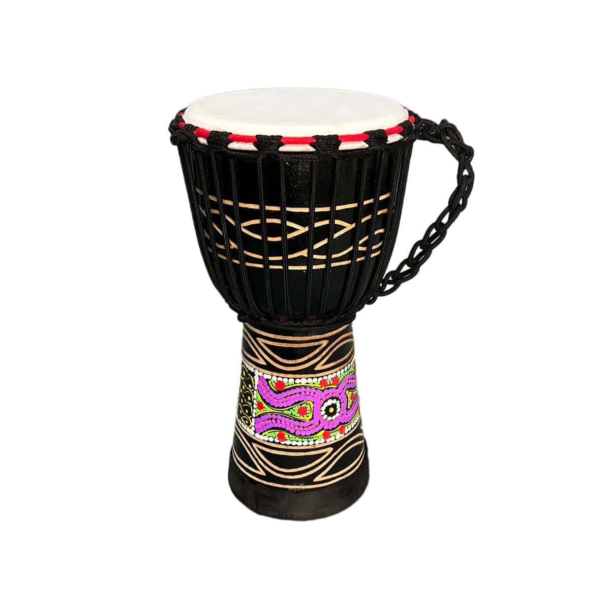 Tambor Djembe BORIYAM Tallado Profesionalmente, Parche de