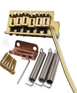 Puente Tremolo Guyker Vintage con Selletas de Acero Doblez