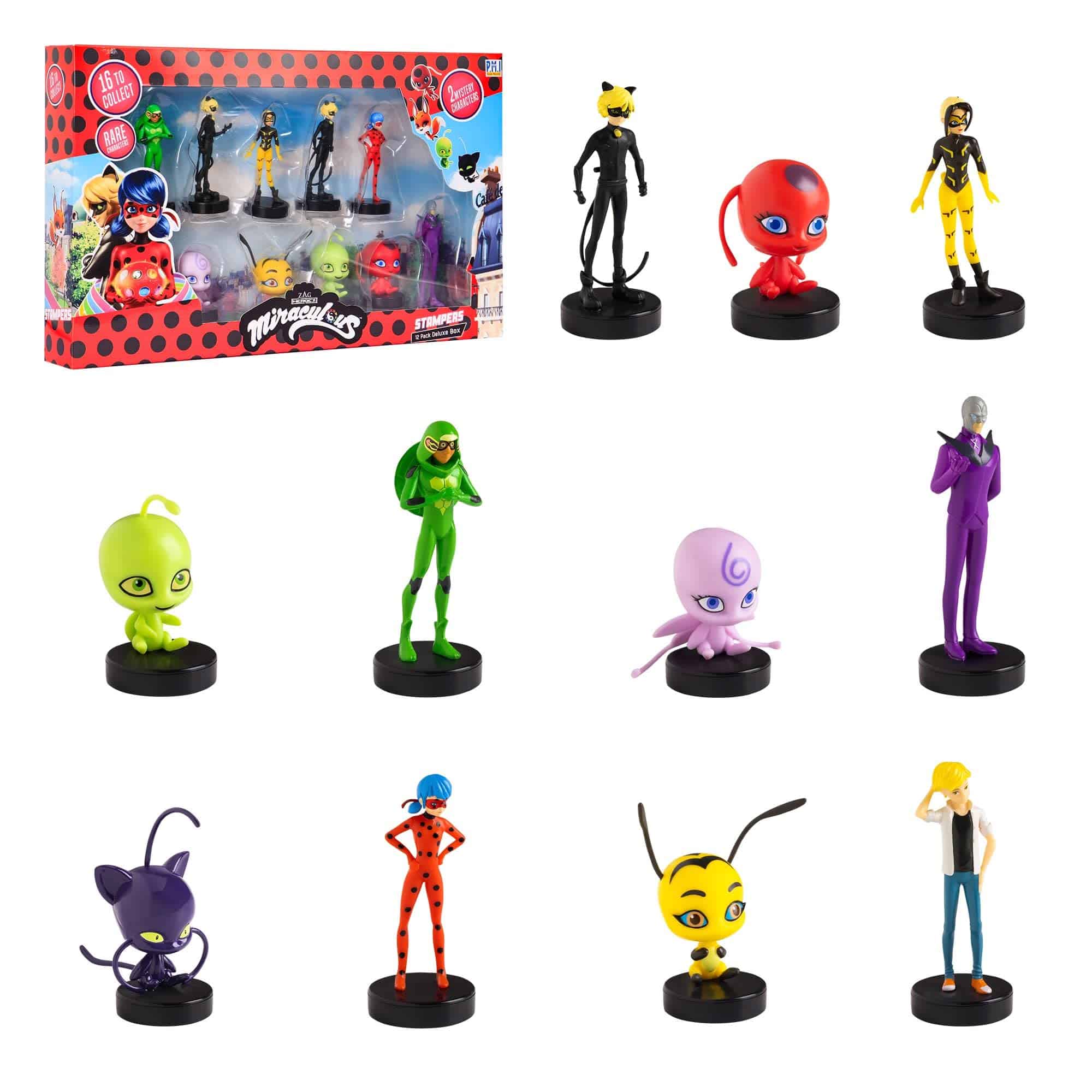 Sellos P.M.I. Miraculous Ladybug para Niños |12 Sellos - Imagen 3