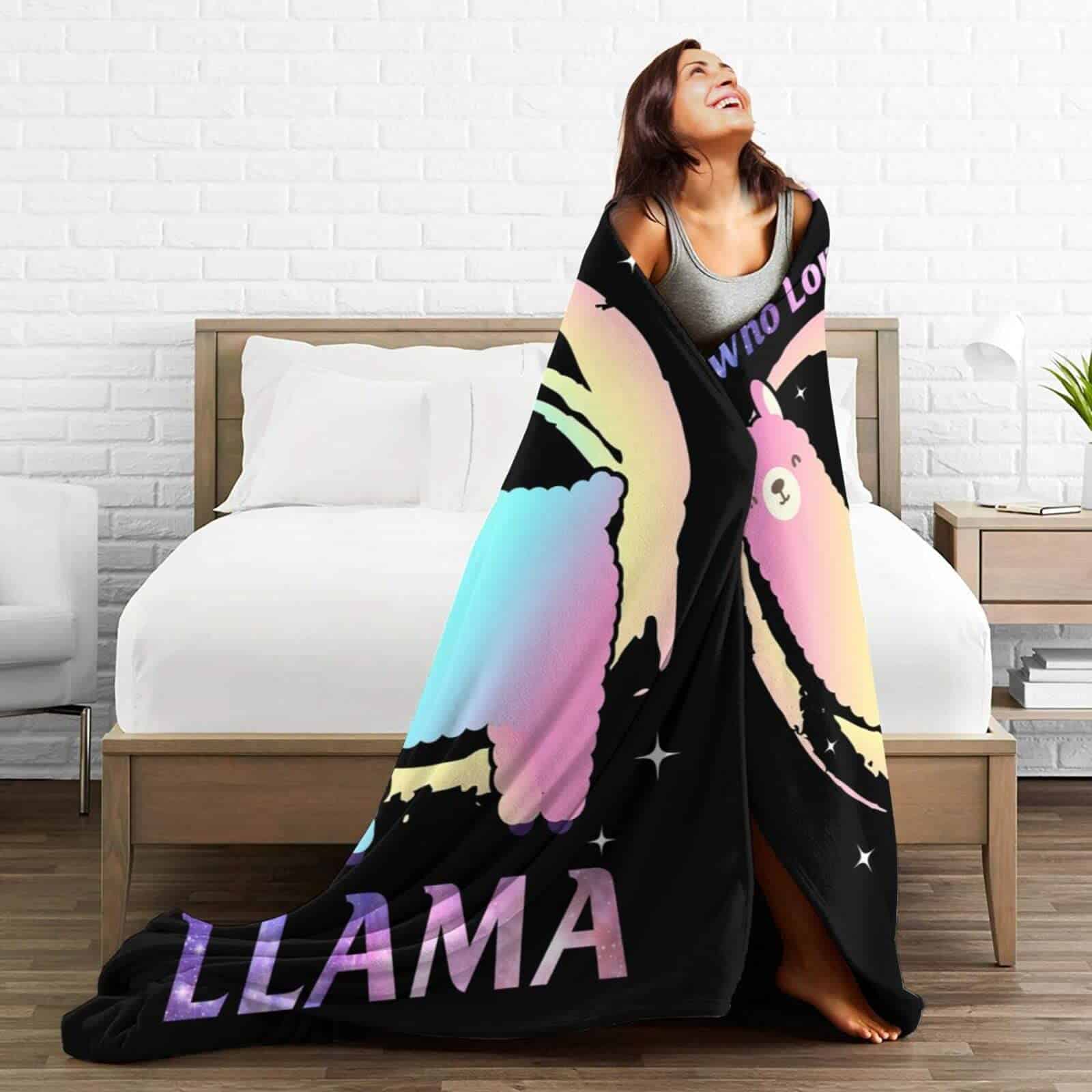 Manta de llamas Just A Girl - Súper Suave Cálida Acogedora - Imagen 7