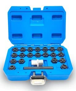 JEUCLEL 22PCS Juego de llaves de seguridad para tuercas de