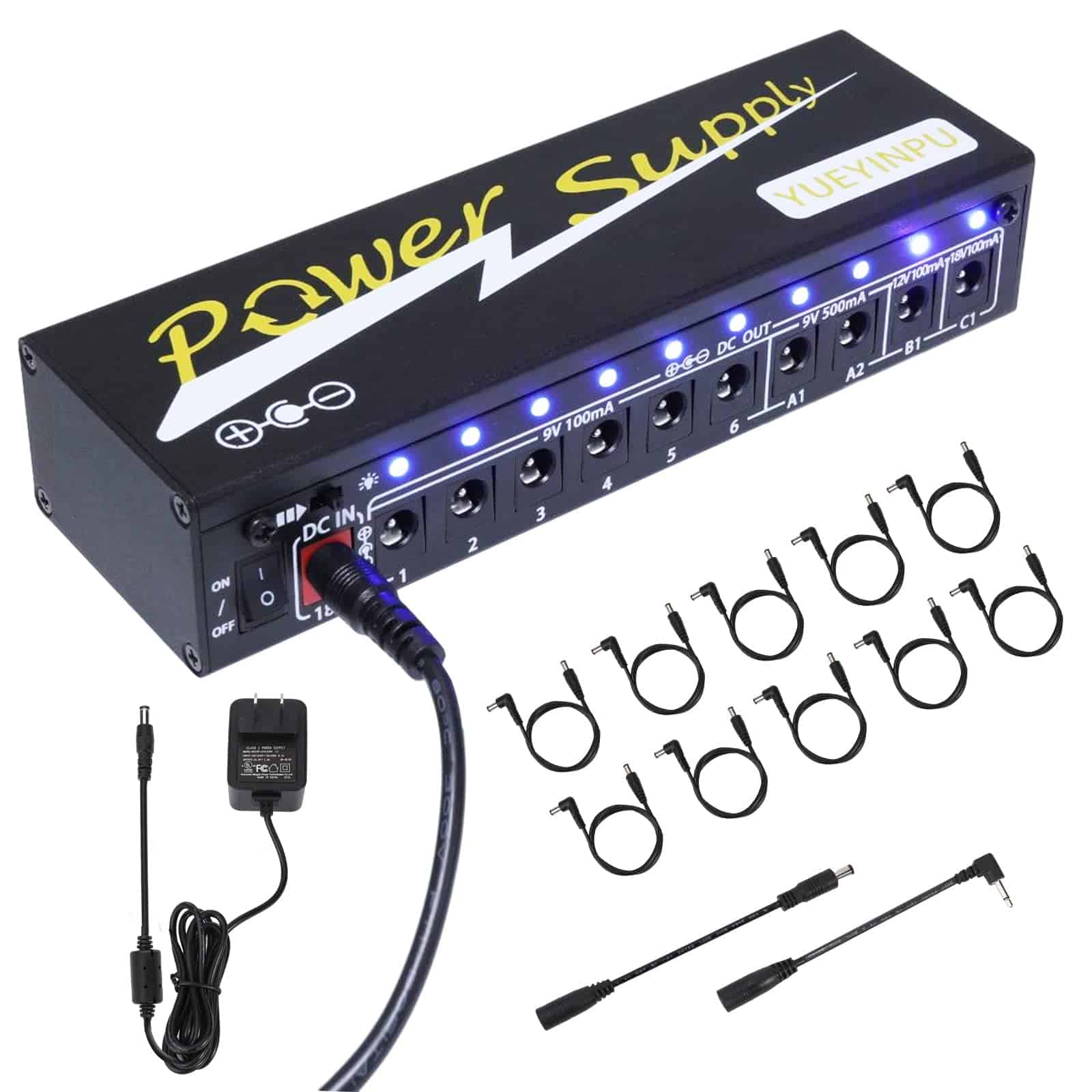 Fuente de Alimentación Yueyinpu para Pedales de Efectos de