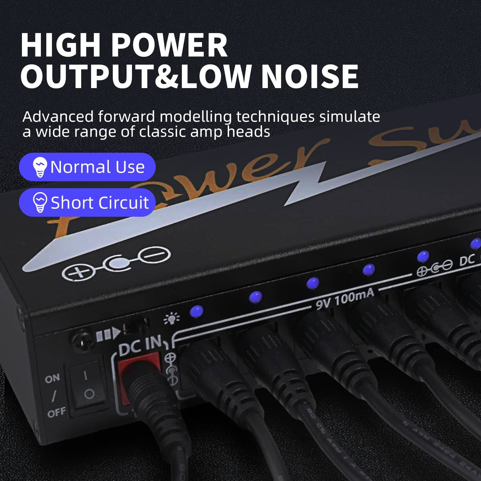 Fuente de Alimentación Yueyinpu para Pedales de Efectos de - Imagen 4