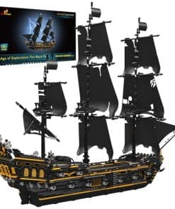 JMBricklayer Set de Construcción de Barco Pirata, Barco