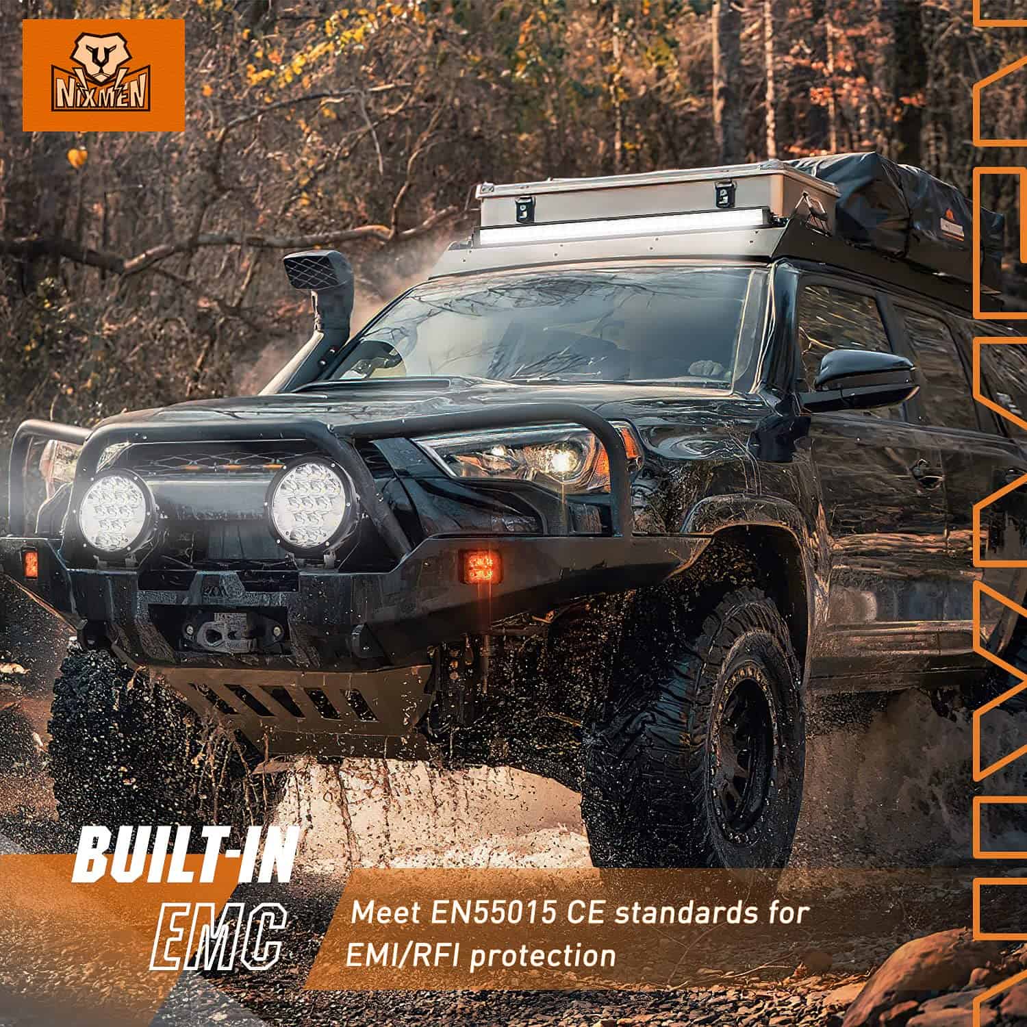 Barra de Luz LED Individual Nilight de 40.3 Pulgadas 165W - Imagen 7