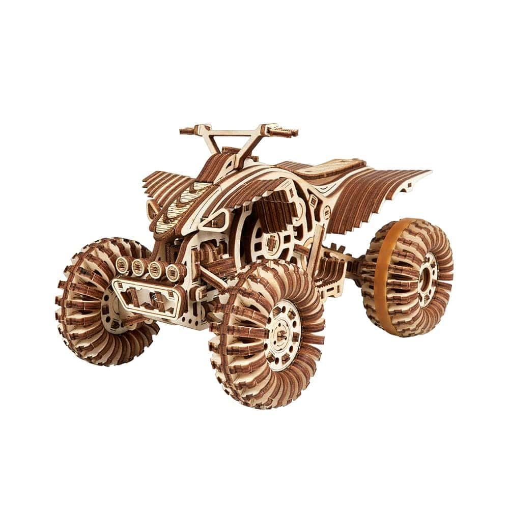 Rompecabezas de Madera 3D para Construir Quad Bike de Wood