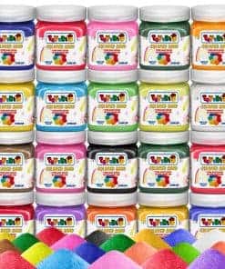 Toyssio - Arena de Colores [20 Colores: 15 lbs] Arena para