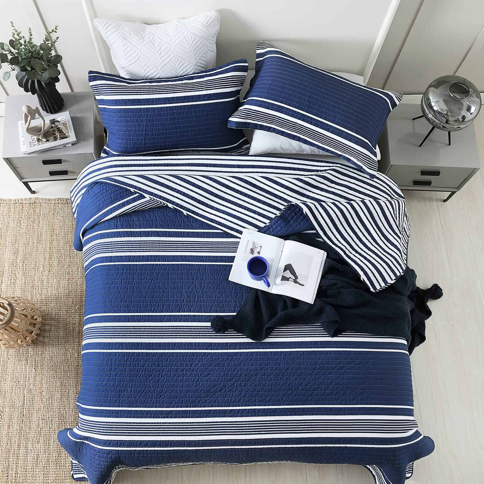 SahSahCasa Edredón King Size, Juego de Edredón King, Juego - Imagen 5