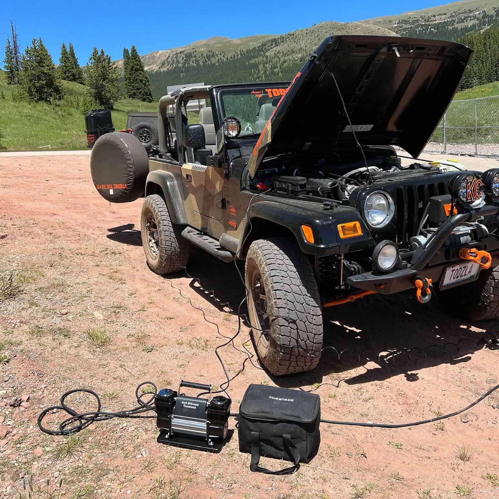 Compresor de aire portátil Tozalazz 12v, [Inflador 2 veces - Imagen 7