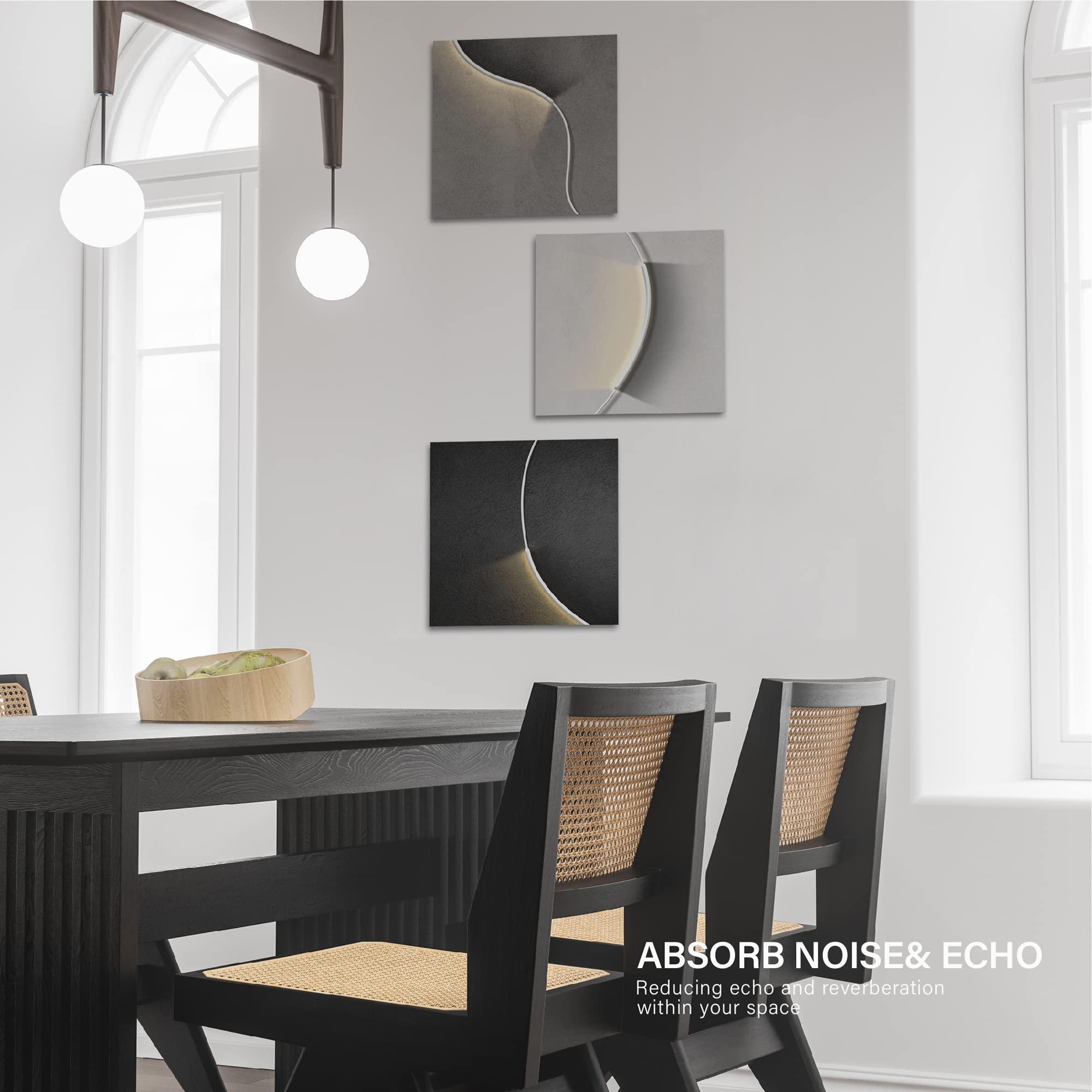 Olanglab Art Paneles Acústicos, 3 Paquetes 15.7 x 15.7 - Imagen 7