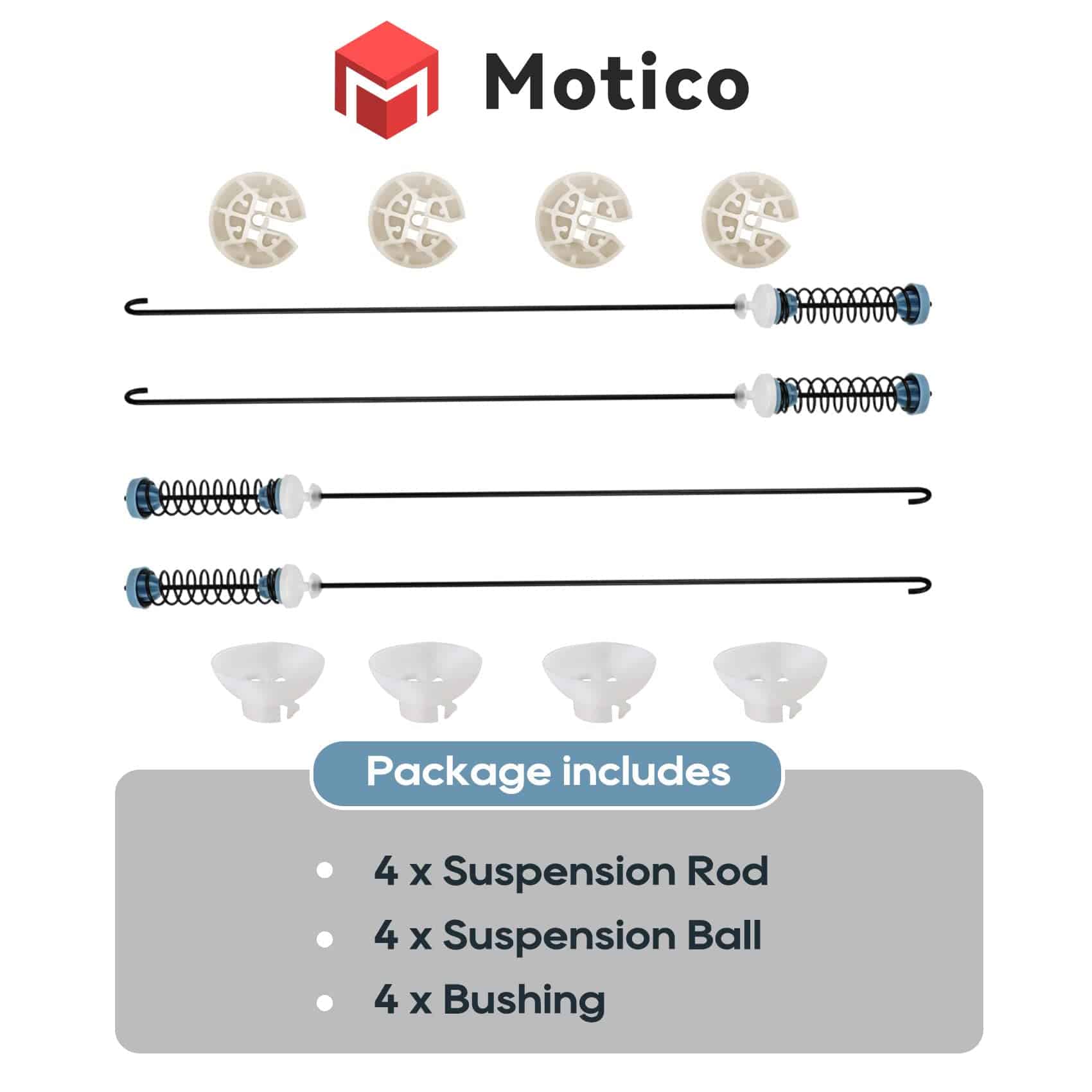 Varillas de suspensión para lavadora W10780044, repuesto - Imagen 7