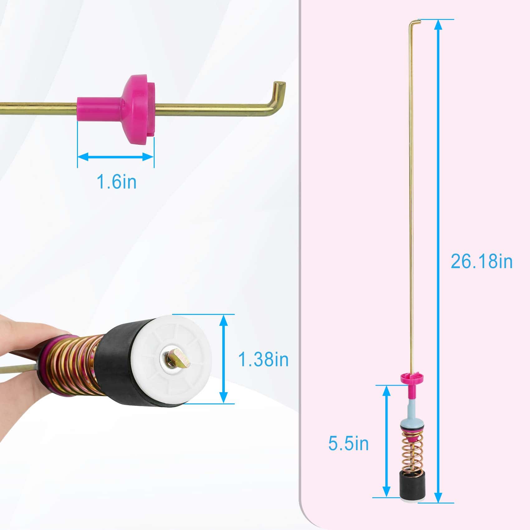 Juego de Barras de Suspensión para Lavadora DC97-05280W - Imagen 3