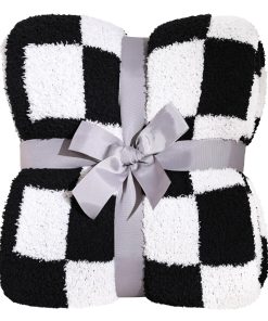 Manta a Cuadros Panku, Ultra Suave Mantita a Cuadros en