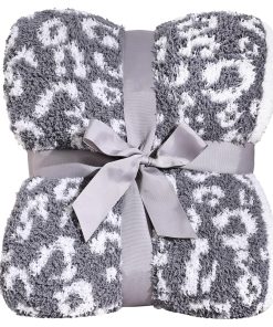 Manta Ultra Suave de Leopardo Panku, Acogedora Manta de