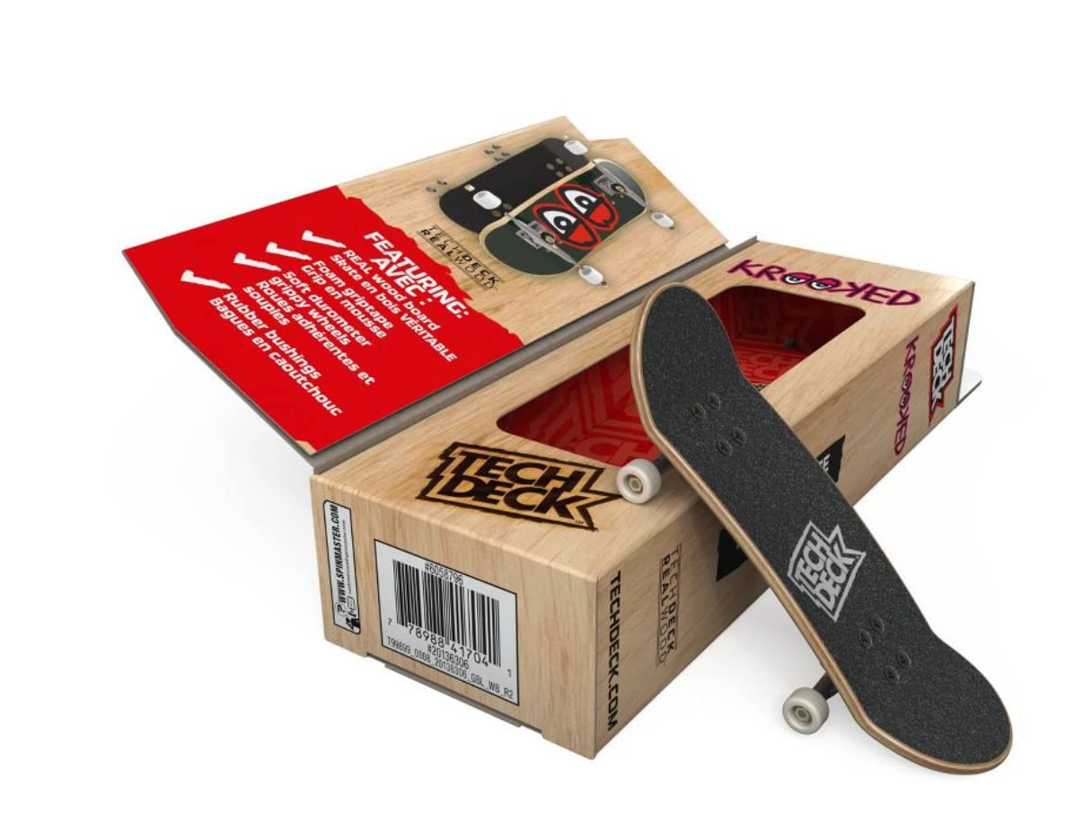 TECH DECK Serie de Rendimiento (Tabla de Madera) Krooked - Imagen 4