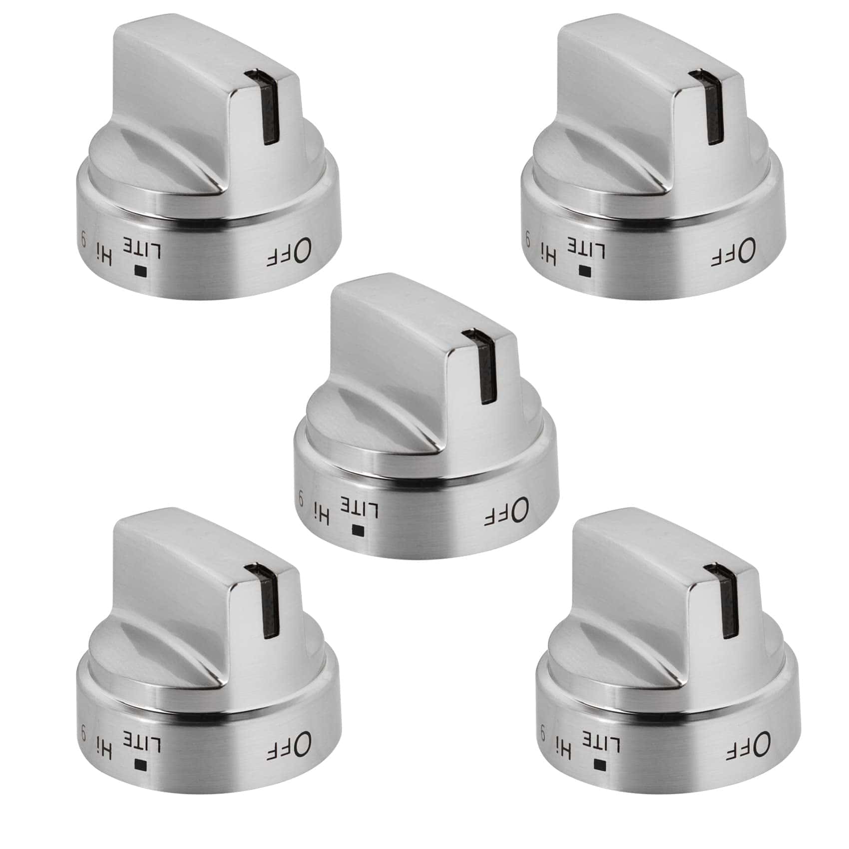 5 Paquetes de Perillas de Estufa Mejoradas WB03X24818,