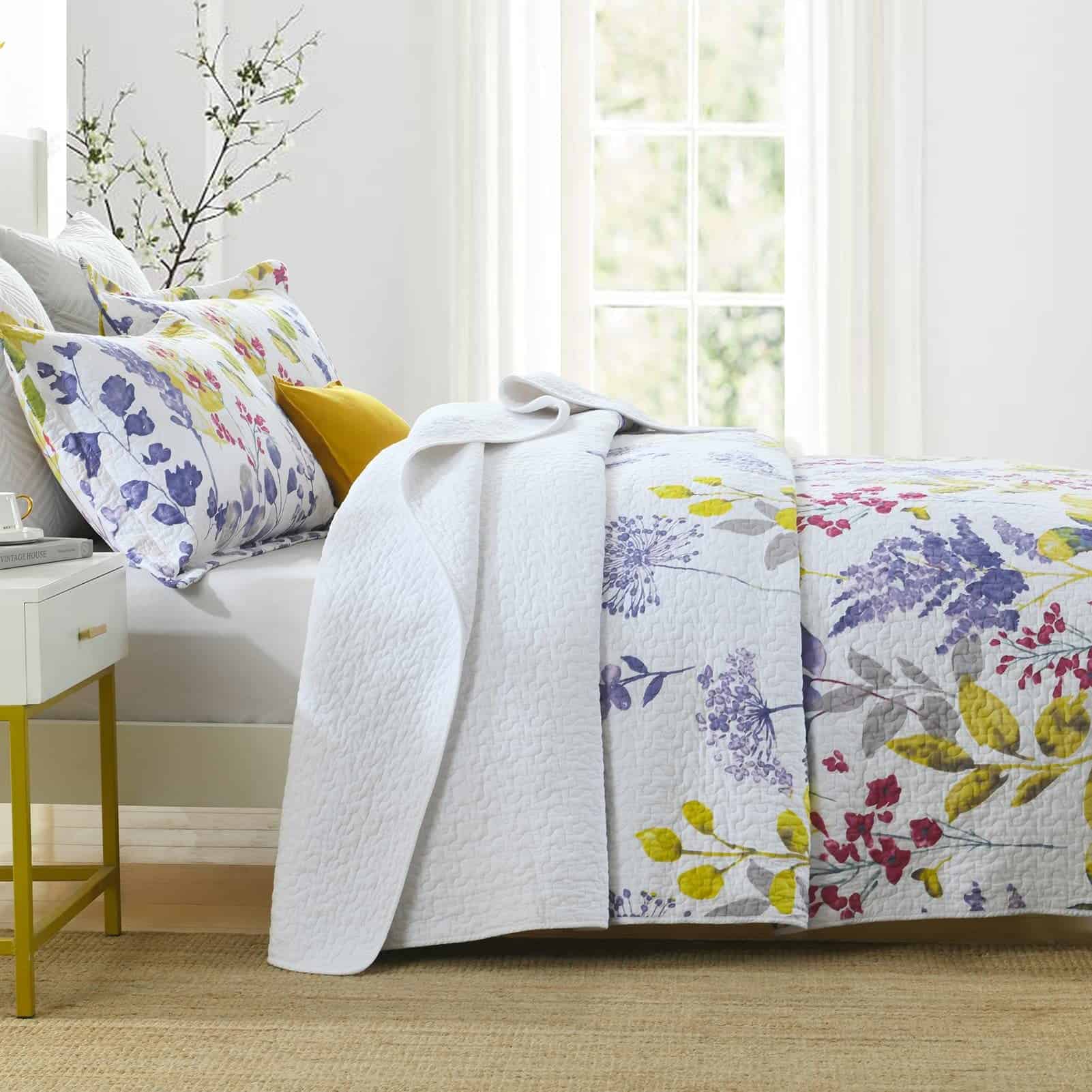 Edredón Rey Lavanda de Algodón Tamaño King, Juego de - Imagen 4