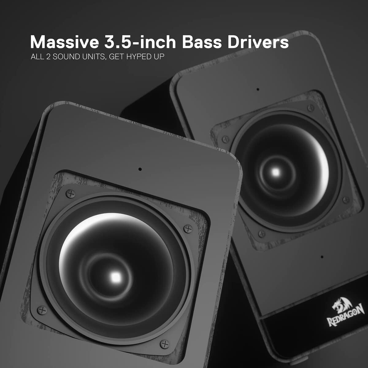 Altavoces de escritorio inalámbricos Redragon GS813, - Imagen 9