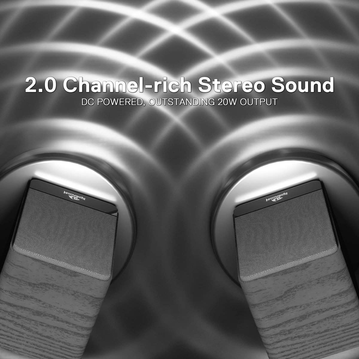 Altavoces de escritorio inalámbricos Redragon GS813, - Imagen 5