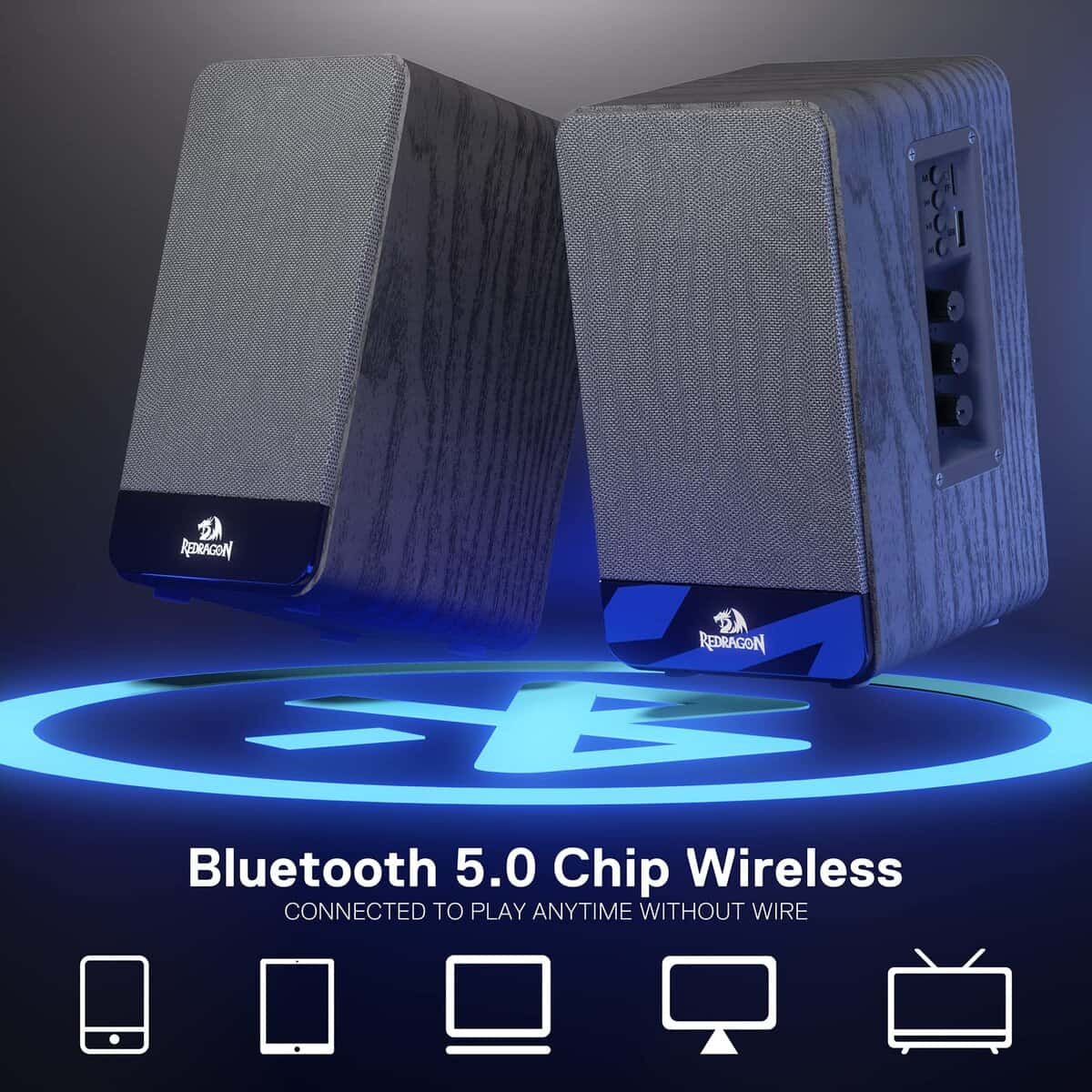 Altavoces de escritorio inalámbricos Redragon GS813, - Imagen 4