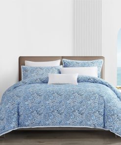 Juego de Funda de Edredón Estampado Retro Paisley de 2