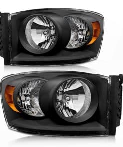 AXLAHA Faros para Dodge Ram 2006-2008 Conjunto de 2006 2007