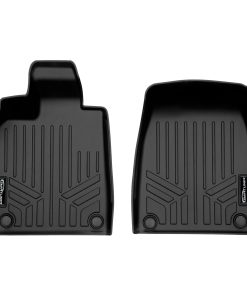 SMARTLINER Juego de tapetes de piso negro a medida para