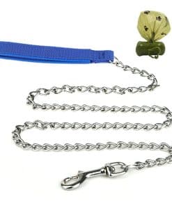 Correa de perro de metal 4FT/6FT a prueba de mordeduras,