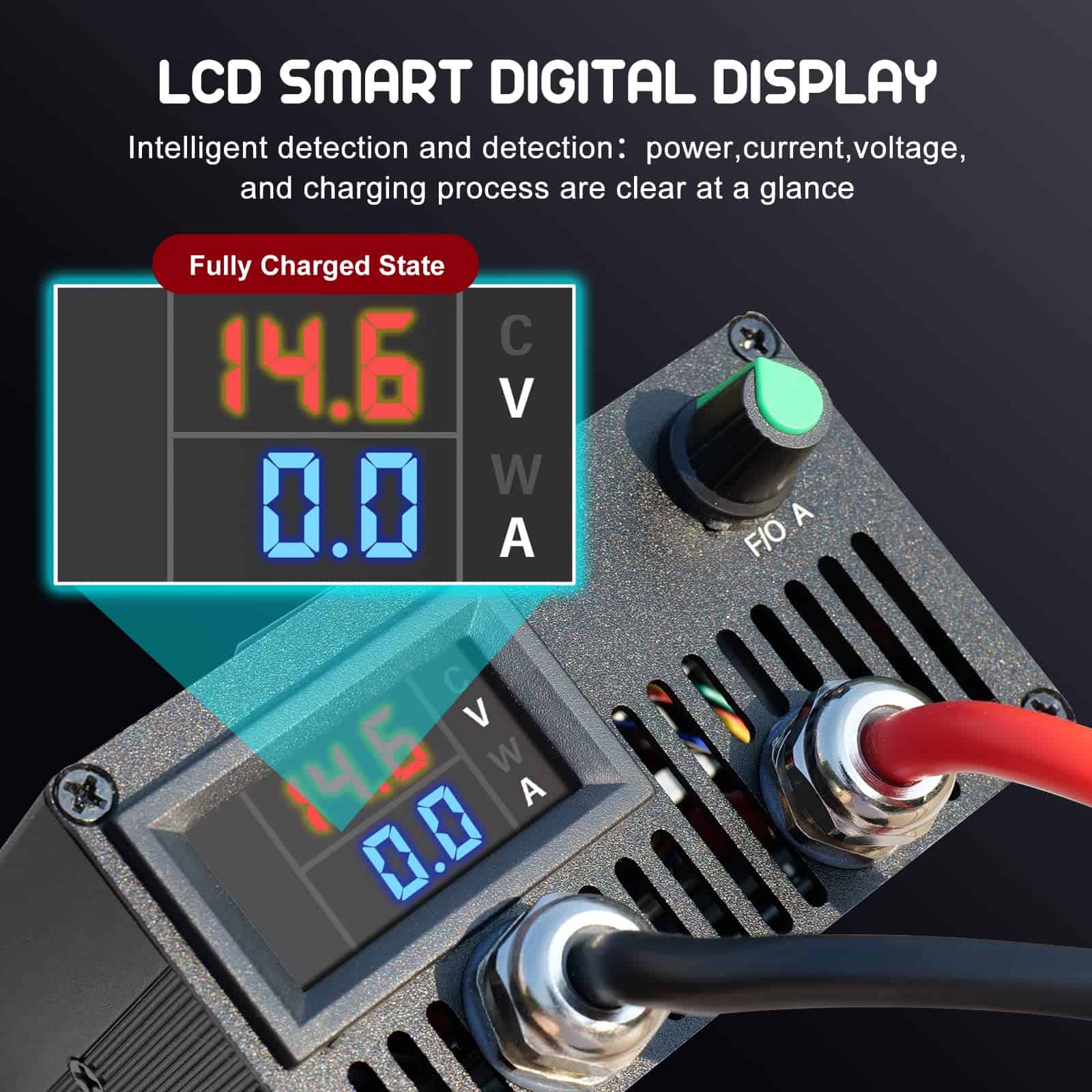 Cargador de batería 14.6V 50A Lifepo4 Cargador de batería - Imagen 4