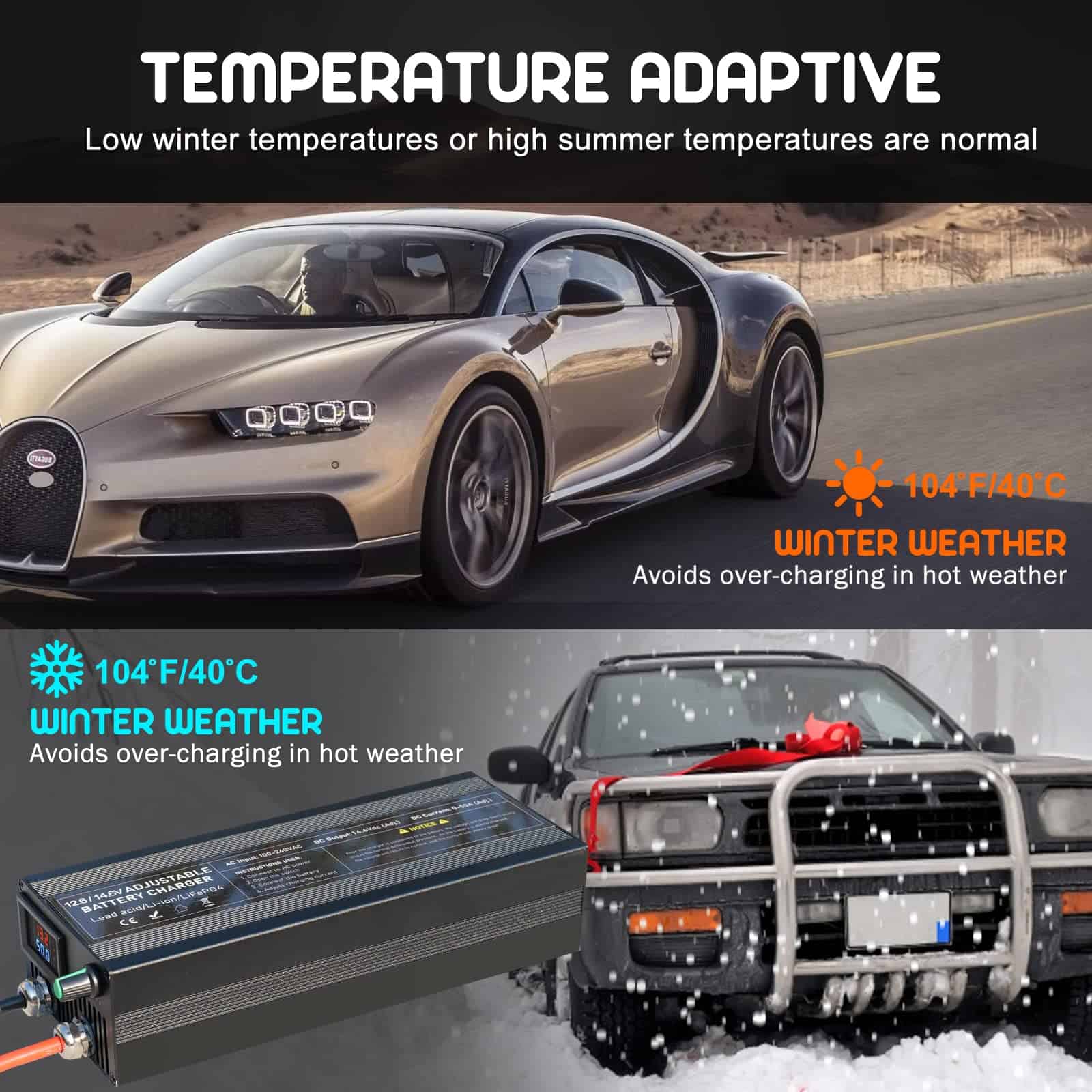 Cargador de batería 14.6V 50A Lifepo4 Cargador de batería - Imagen 7