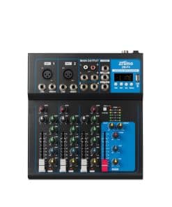 Mezcladora de Audio Profesional ZRAMO F4 para teclado