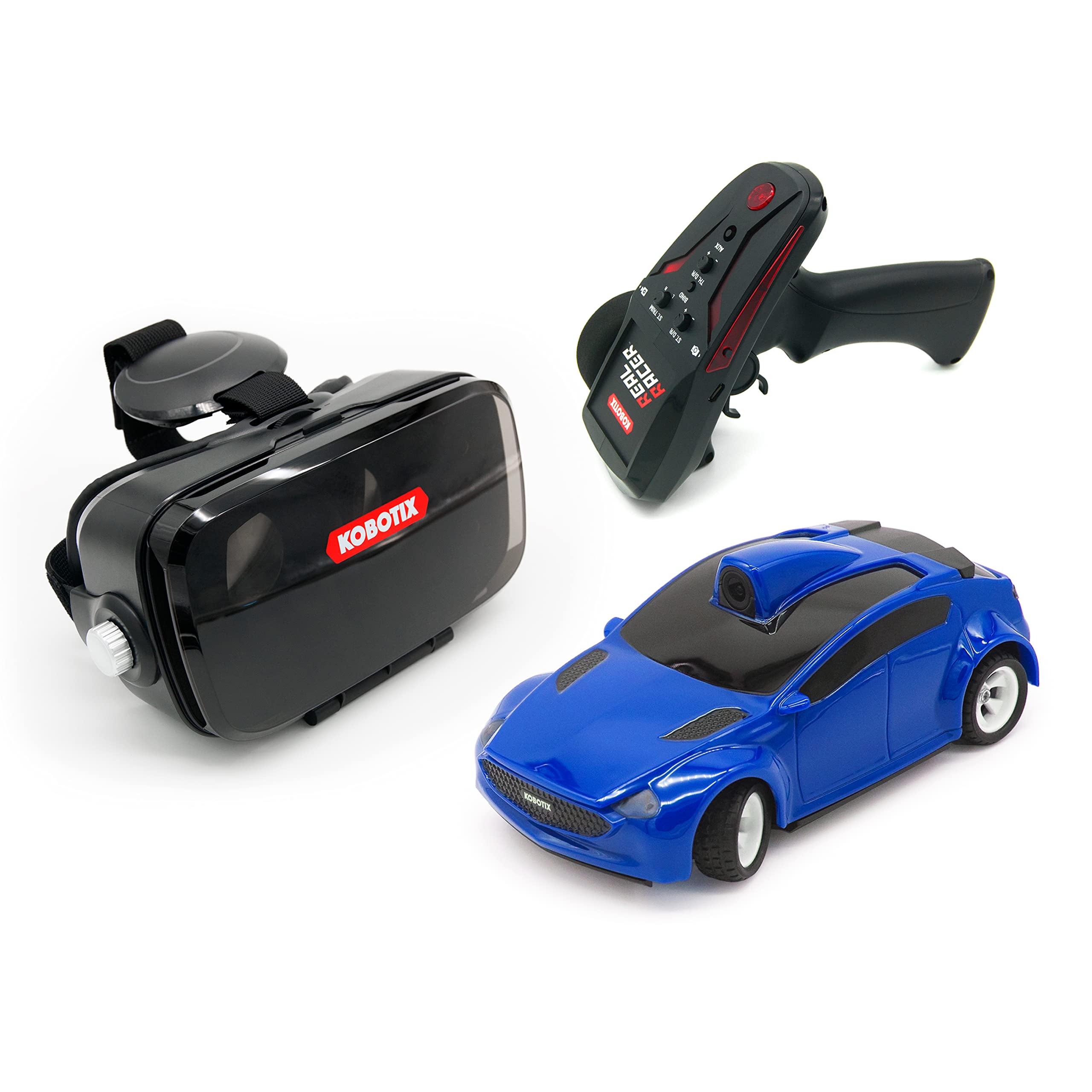 KOBOTIX Real Racer - Coche teledirigido con cámara, Coche