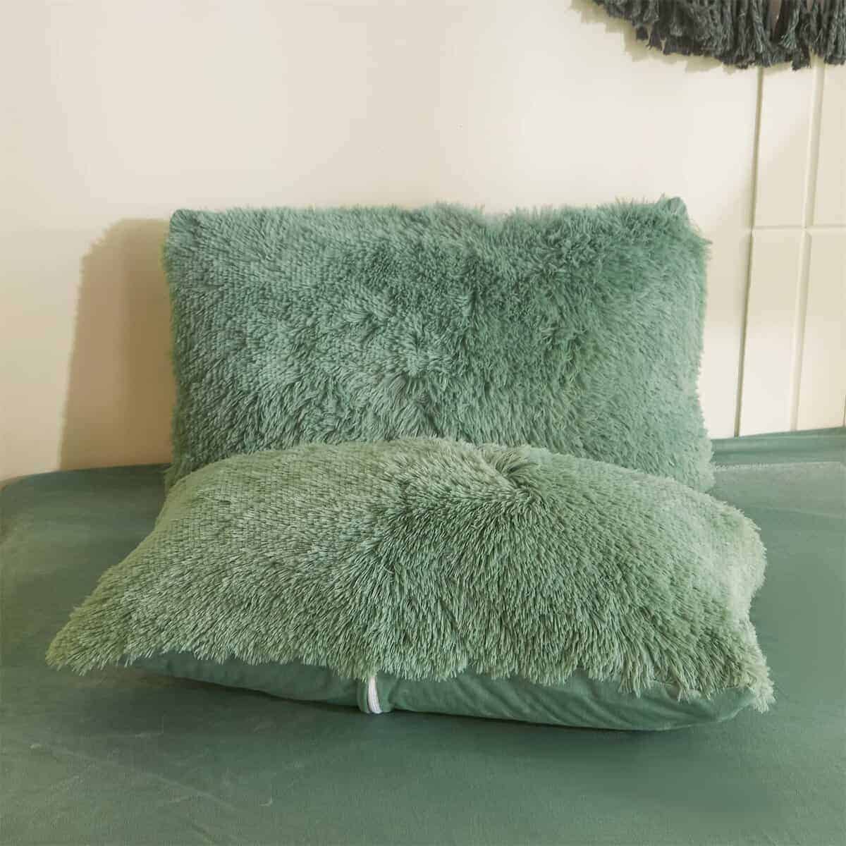 Juego de funda de edredón Shaggy de 5 piezas, Edredón de - Imagen 8