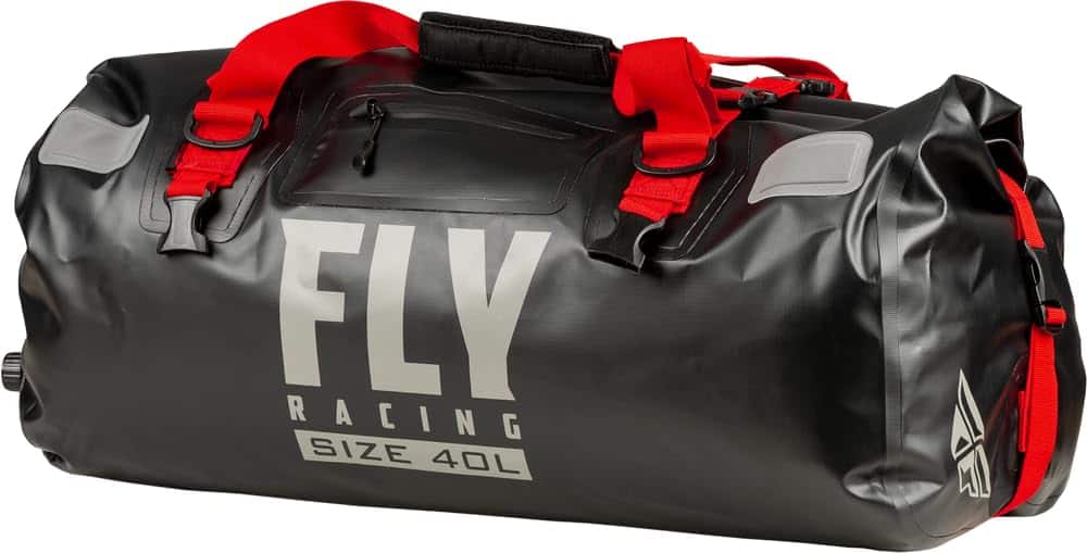 Bolsa Roamer Dry FLY Racing para Adulto (Negro, 40 litros)