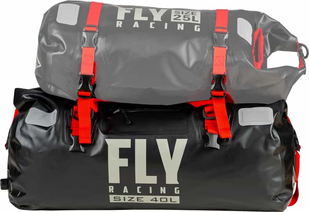 Bolsa Roamer Dry FLY Racing para Adulto (Negro, 40 litros) - Imagen 6