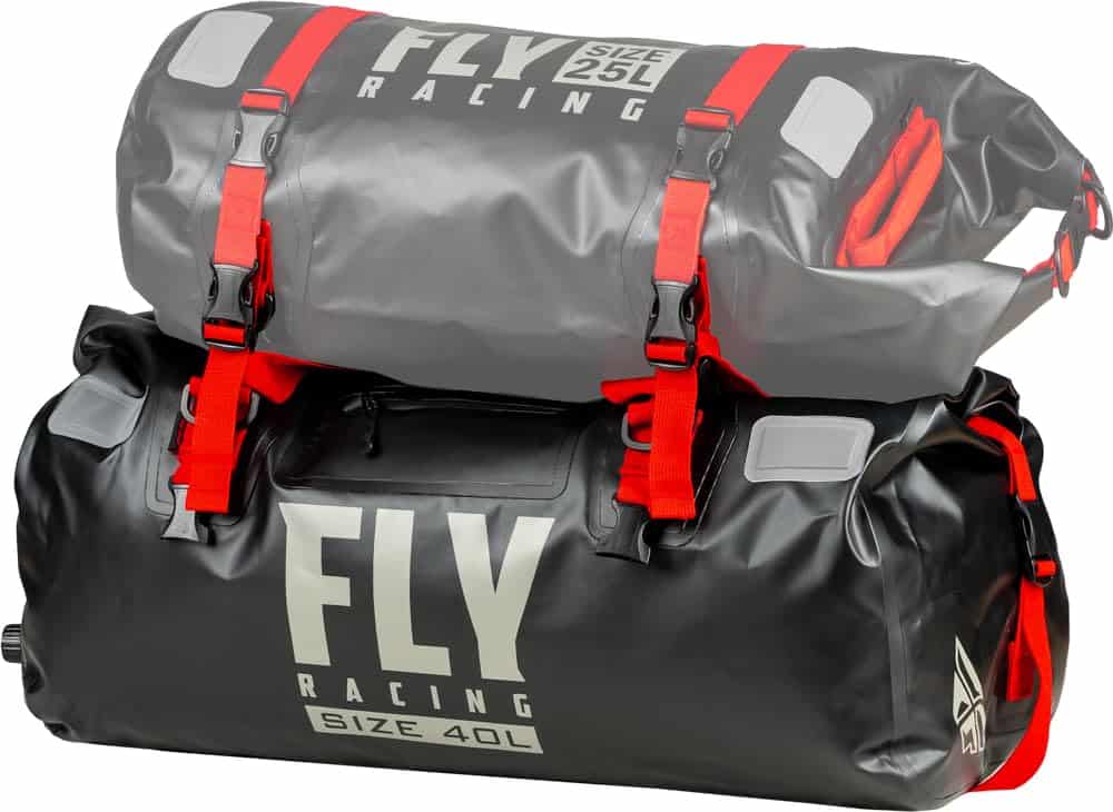 Bolsa Roamer Dry FLY Racing para Adulto (Negro, 40 litros) - Imagen 7