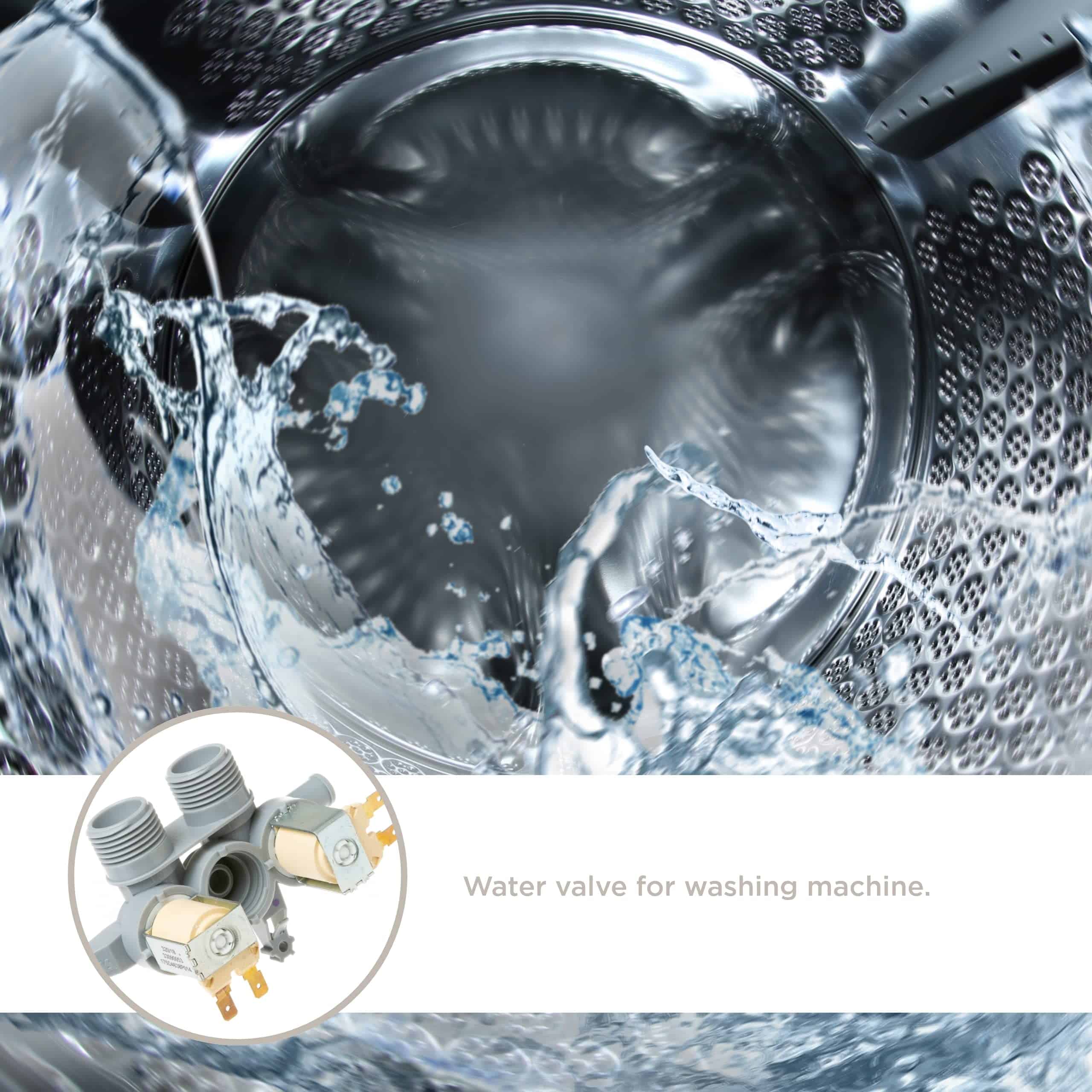 Válvula de entrada de agua para lavadora GE Appliances - Imagen 4