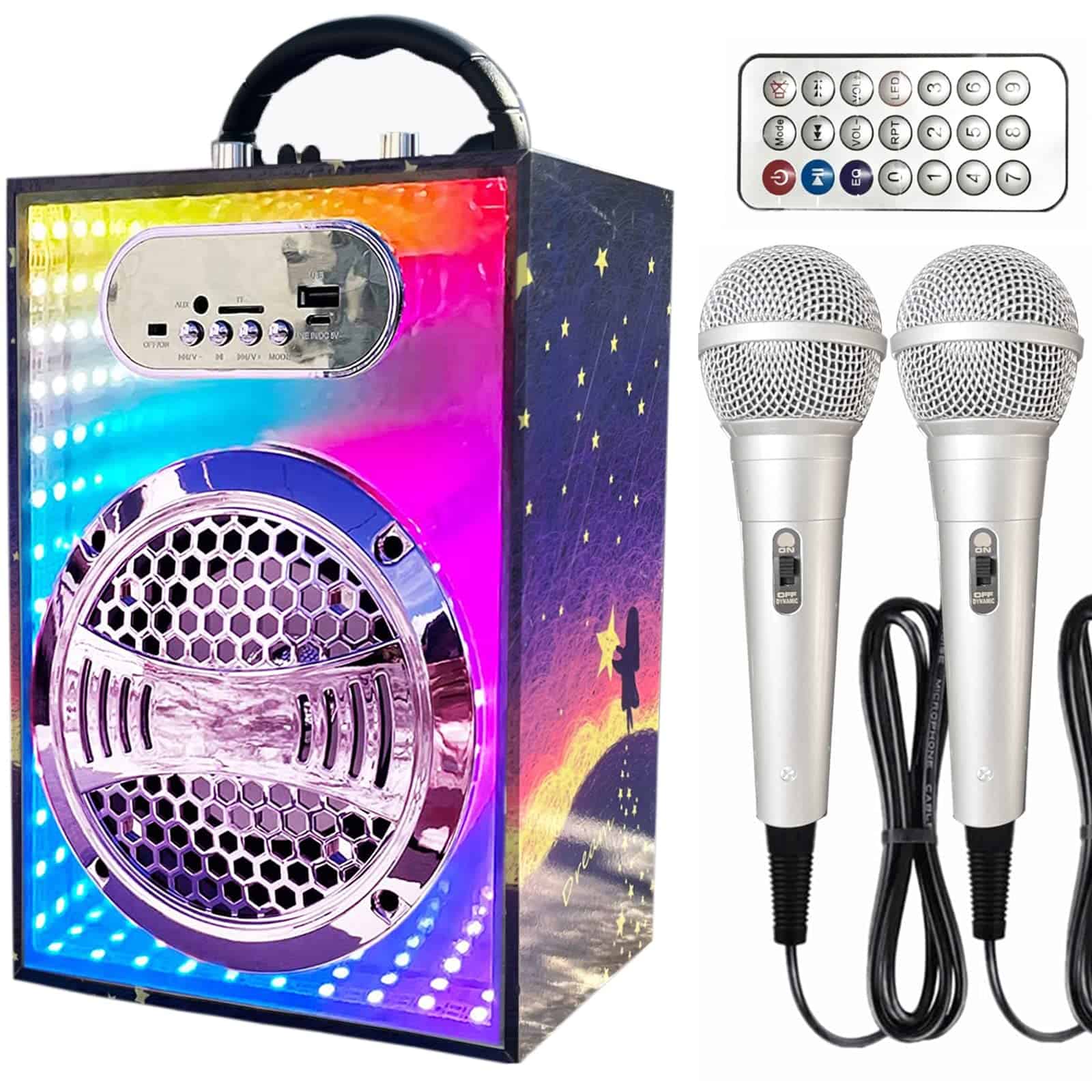 Máquina de Karaoke Bluetooth para Niños y Adultos