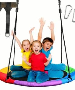 Columpio de Árbol de 40" con Plato para Niños y Adultos,