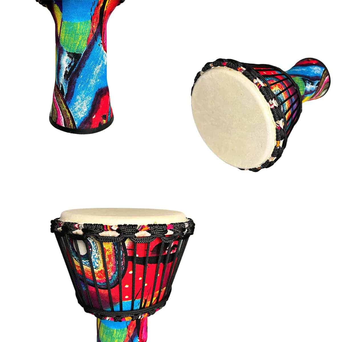 Tambores Djembe RUOSWTE de 8.5", Tambor Bongo, Instrumento - Imagen 7
